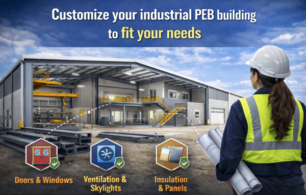 Cost saving tips for PEB industrial sheds